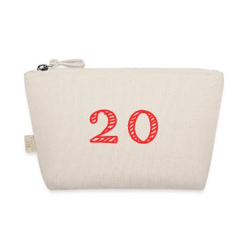 20 ANS. 20e ANNIVERSAIRE. ANNIVERSAIRE 20 ANS. 20 - Trousse biologique - nature - Devant
