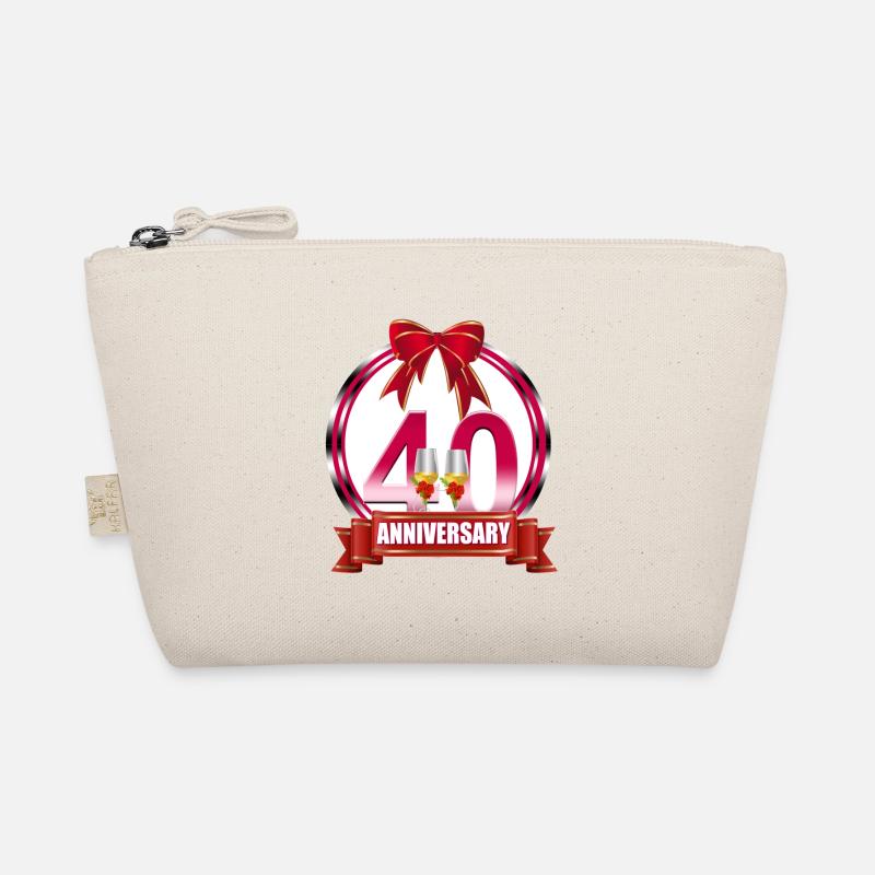 40th wedding Anniversary Ruby wedding anniversary Organic Pouch