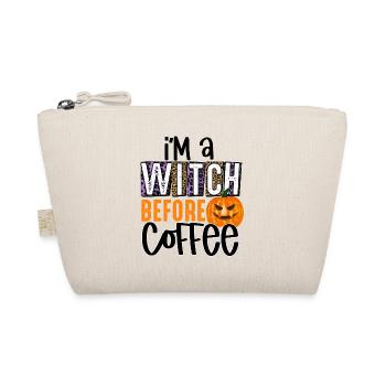 I'm a Witch Before Coffee - Organic Pouch - nature - Front