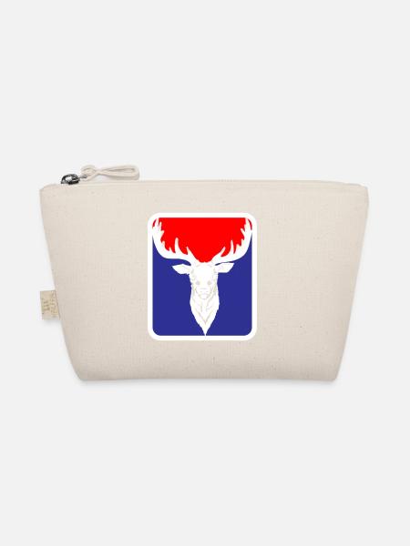 Hunter Funny Roebuck Deer Logo | Les couleurs peuvent être changées - Trousse biologique - nature - Devant