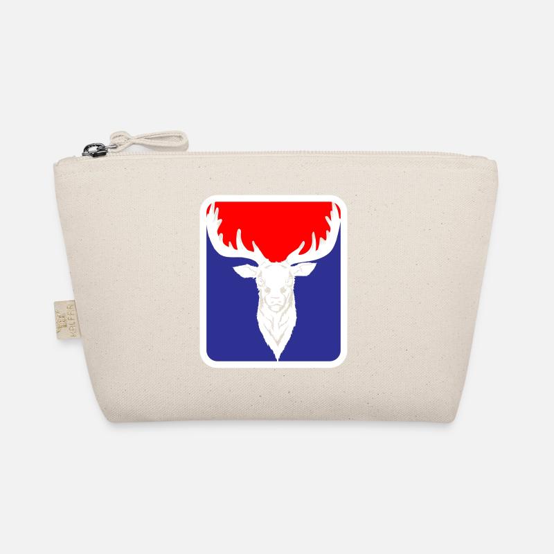 Jäger Lustig Rehbock Hirsch Logo | Farben änderbar Bio-Täschchen