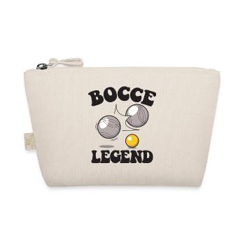 Bocce Legend Quote Bocce Ball with Jack Bocci - Organic Pouch - nature - Front