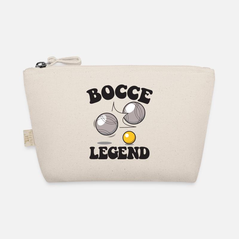 Bocce Legend Quote Bocce Ball with Jack Bocci Organic Pouch