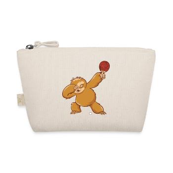 Table Tennis Outfit Ladies Cat - Organic Pouch - nature - Front