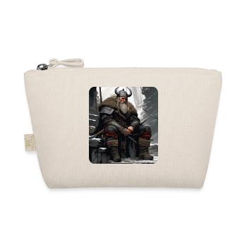Proud Viking Warrior Germanic - Organic Pouch - nature - Front