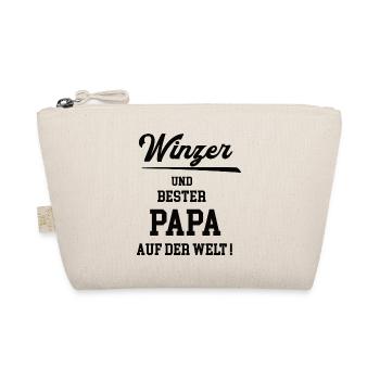 Bester Papa Winzer Winzerei Weingärtner Vater - Bio-Täschchen - Natur - Vorne