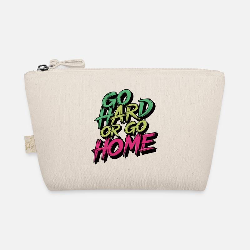Motivational design Do it - go through with it or leave Organic Pouch