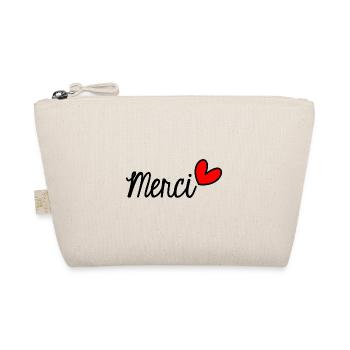 MERCI. THANKS. THANK YOU. ANNIVERSAIRE. NAISSANCE. - Trousse biologique - nature - Devant