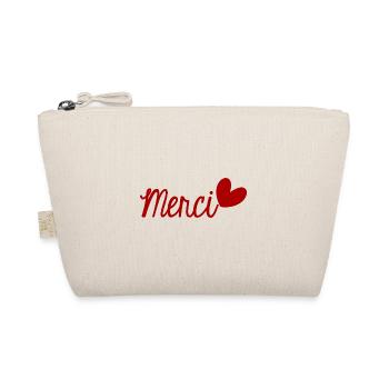 MERCI. THANKS. THANK YOU. ANNIVERSAIRE. NAISSANCE. - Trousse biologique - nature - Devant