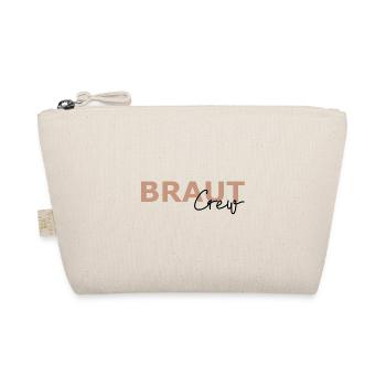 Braut Crew T-Shirt JGA, Junggesellenabschied - Bio-Täschchen - Natur - Vorne