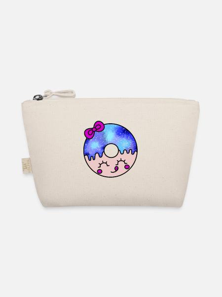 Donut-Galaxie kawaii - Bio-Täschchen - Natur - Vorne