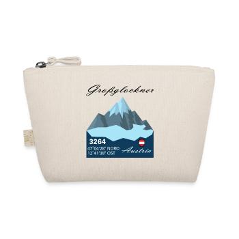 Großglockner austria Skifahren Geschenk Urlaub - Bio-Täschchen - Natur - Vorne