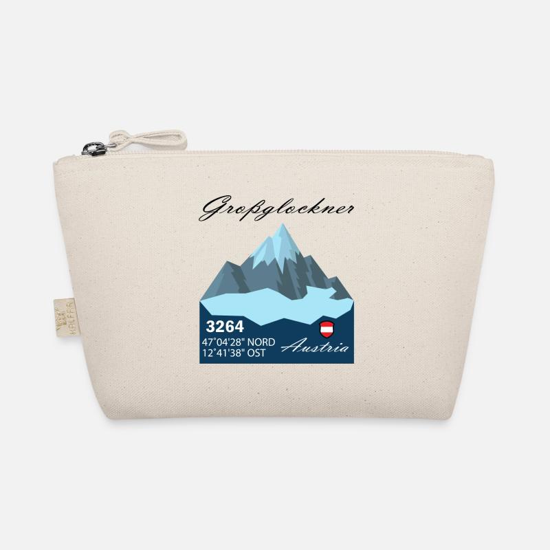 Großglockner austria Skifahren Geschenk Urlaub Bio-Täschchen