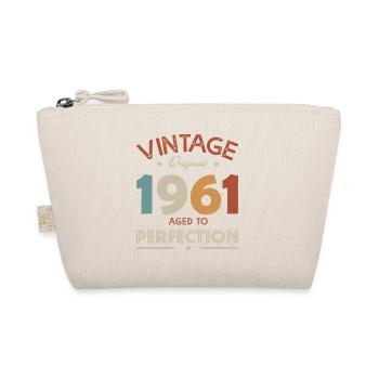 61 ans vintage 1961 cadeau humour 61e anniversaire - Trousse biologique - nature - Devant