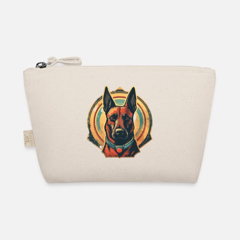 Belgian Shepherd Retro Organic Pouch