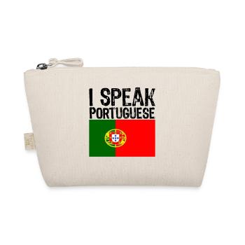 Je parle PORTUGAIS cadeau drôle voyage au Portugal - Trousse biologique - nature - Devant