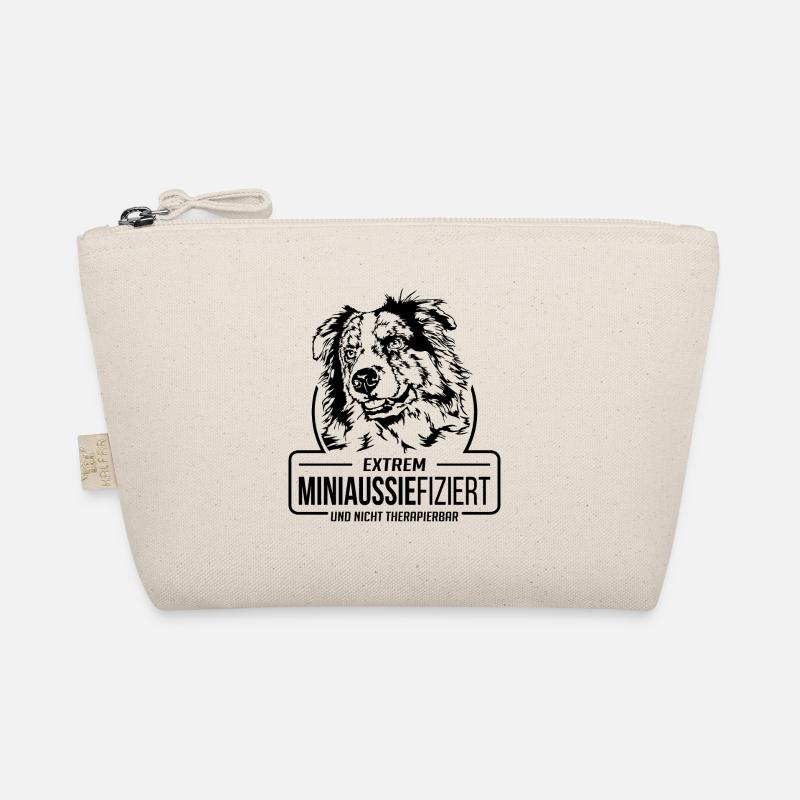 MINIAUSSIEFIZIERT Miniature Australian Shepherd - Bio-Täschchen - Natur
