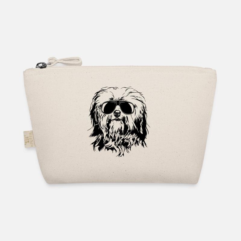 HAVANESER cool Sonnenbrille Hunde Hund Wilsigns - Bio-Täschchen - Natur
