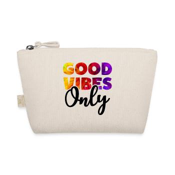 GOOD VIBES ONLY Positive Vibes - Bio-Täschchen - Natur - Vorne