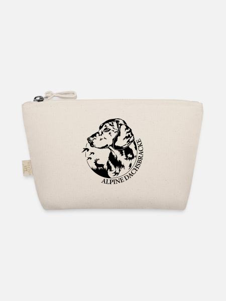 ALPINE DACHSBRACKE Hundeportrait Jagdhund Wilsigns - Bio-Täschchen - Natur