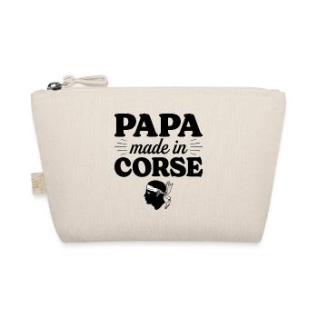 Papa Made In Corse - Homme Papa Corse - Trousse biologique - nature - Devant