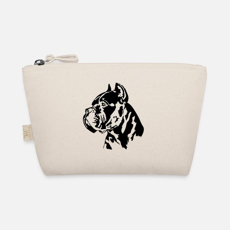 CANE CORSO Dog Portrait Dog Wilsigns Organic Pouch