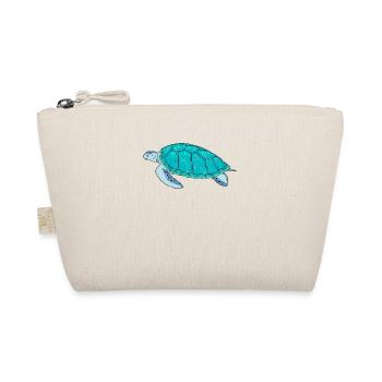 Cadeau des amoureux des tortues, JUSTE UNE FILLE QUI AIME LES TORTUES - Trousse biologique - nature - Devant