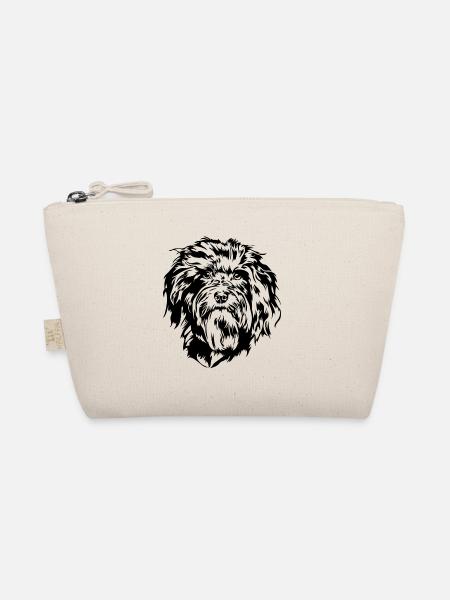 Havanese Dog Portrait Dog Wilsigns - Organic Pouch - nature - Front