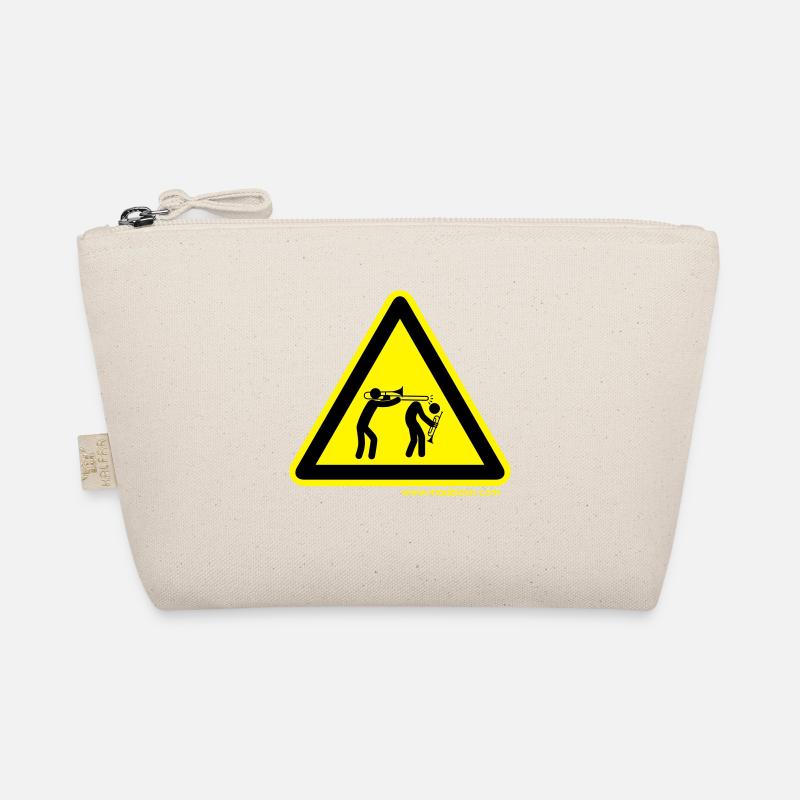 Gefahrenschild Posaune Bio-Täschchen