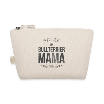 Stolze Bullterrier-Mama - Bio-Täschchen - Natur - Vorne