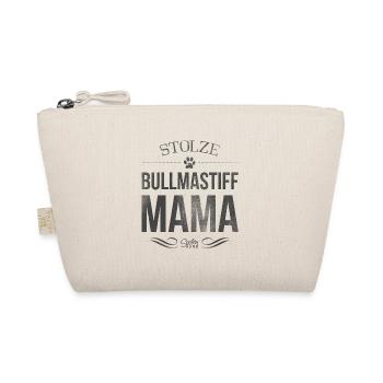 Stolze Bullmastiff Mama - Bio-Täschchen - Natur - Vorne