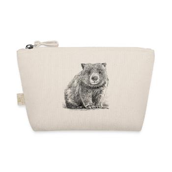 Wombat Realistic Handrawn - Organic Pouch - nature - Front