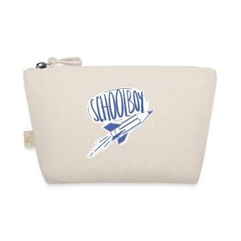 Schoolboy / School / Pencil / first day of school - Organic Pouch - nature - Front