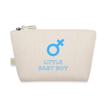 Baby Announcement Pregnancy - Boy - Surprise - Organic Pouch - nature - Front