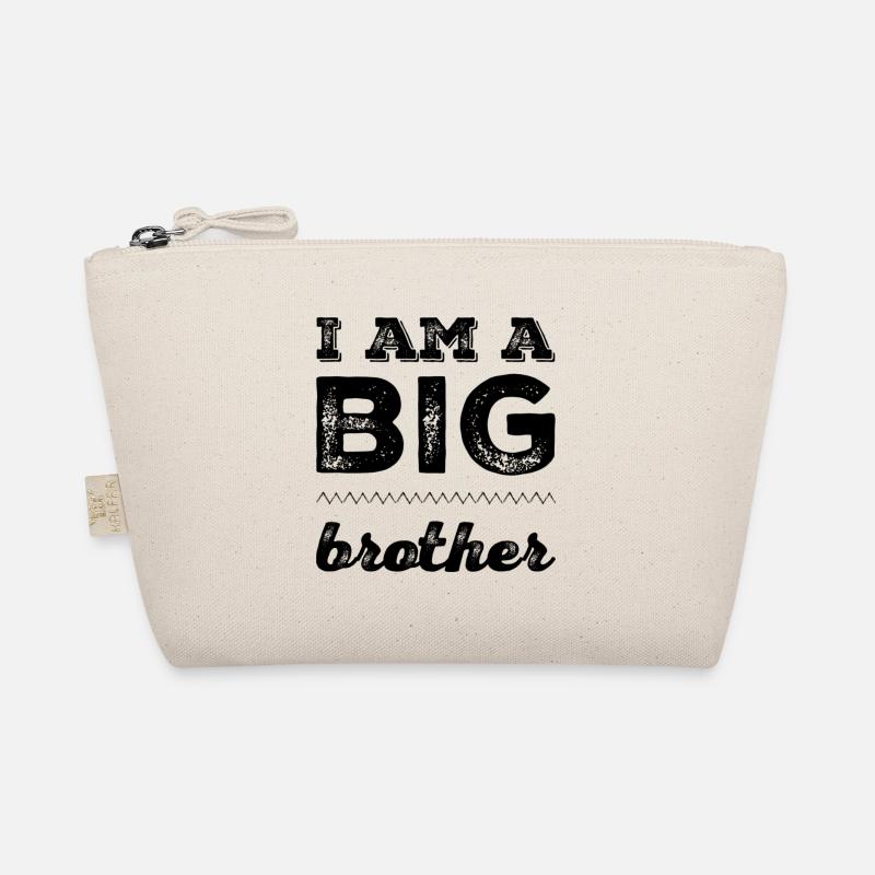 I am a BIG brother - Bio-Täschchen - Natur