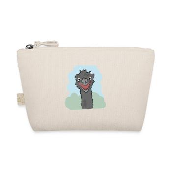 Illustration design "Emu Kisses" - Organic Pouch - nature - Front