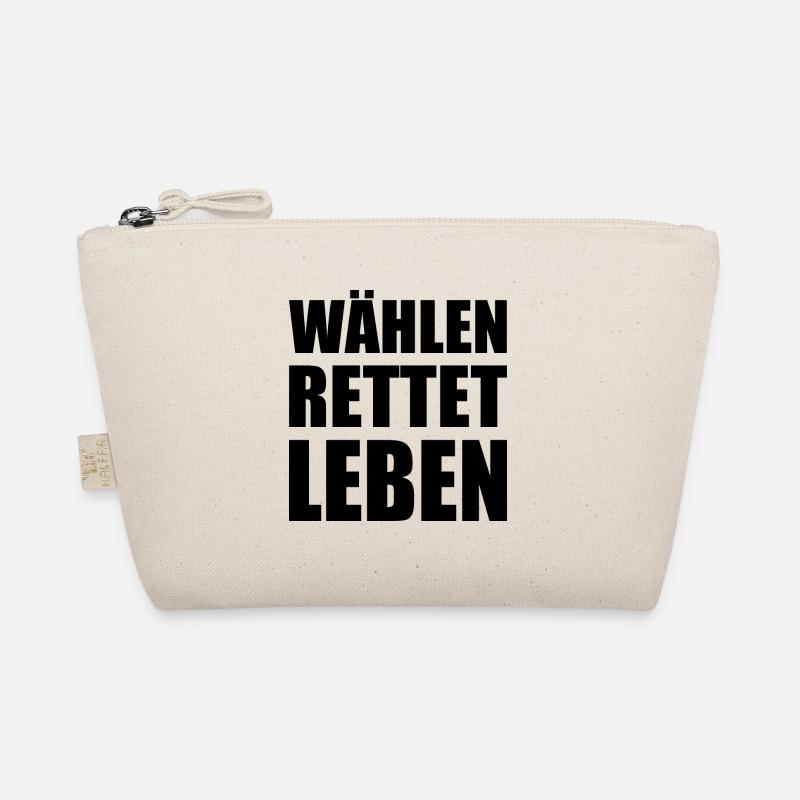 wählen rettet leben Bio-Täschchen