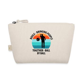 Boule Petanque Boccia Boules - Bio-Täschchen - Natur - Vorne