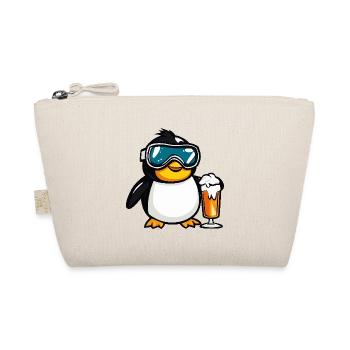 Pinguin Apres Ski Bier - Bio-Täschchen - Natur - Vorne