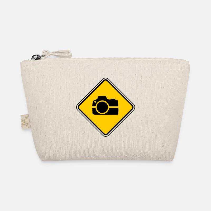 Fotograf - Kamera Symbol Straßenschild - Bio-Täschchen - Natur