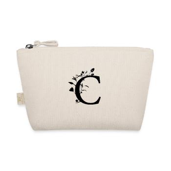 lettering C for first names in C - Organic Pouch - nature - Front