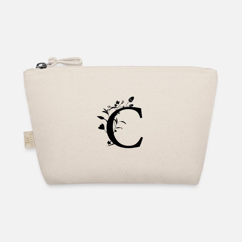 lettering C for first names in C Organic Pouch