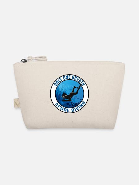 apnoe one breath apnoetauchen apnoe freediving - Organic Pouch - nature - Front