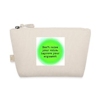 Improve your argument - Organic Pouch - nature - Front
