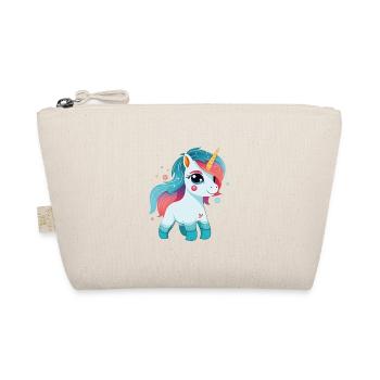Cute Little Unicorn - Bio-Täschchen - Natur - Vorne