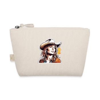 Cow Girl / Wilde Westen / Wüste / Lasso / Rodeo - Bio-Täschchen - Natur - Vorne