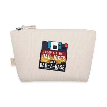 I keep all my DAD-Jokes in a DAD-A-BASE - Organic Pouch - nature - Front