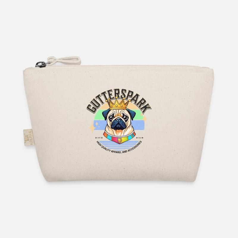 Gutterspark Design Pug Organic Pouch