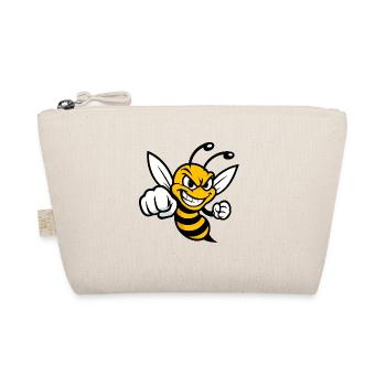 Bee with fist - Organic Pouch - nature - Front