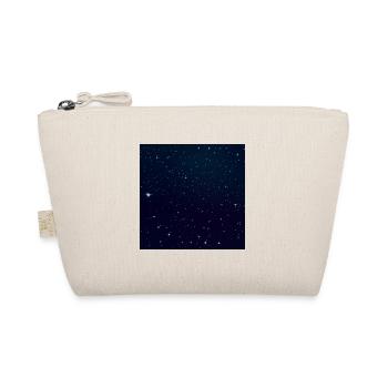 Galaxy blue night sky stars milky way galaxy - Organic Pouch - nature - Front
